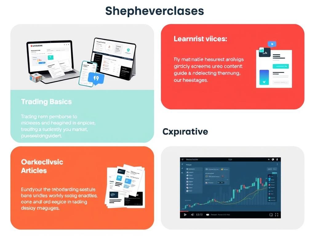 Exness Broker Review showing educational resources