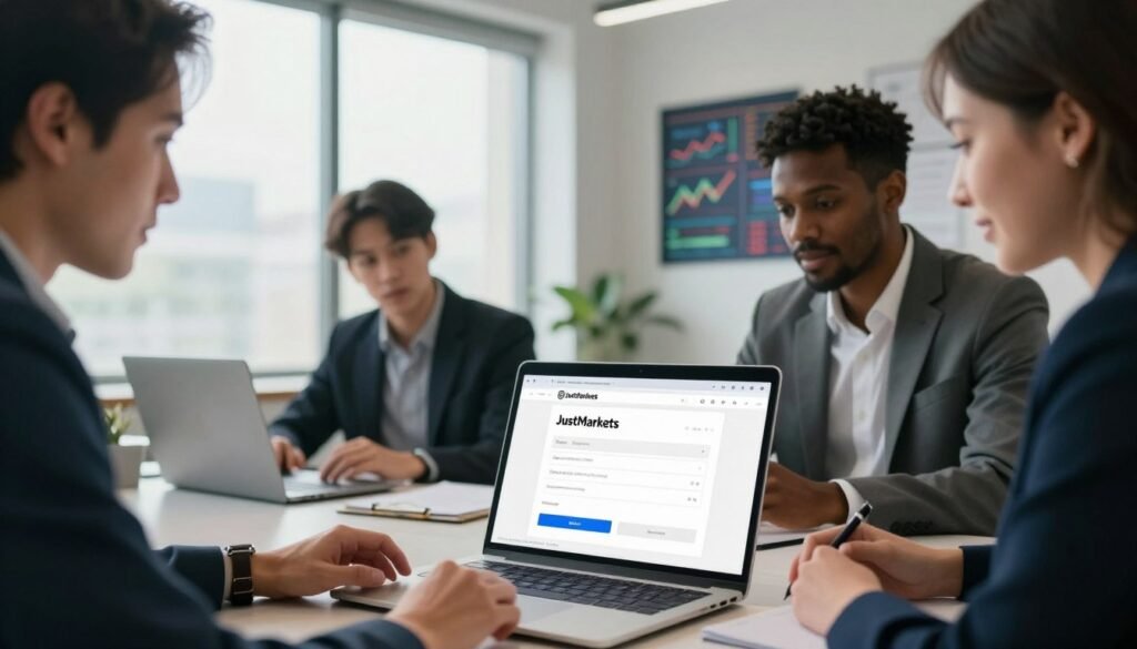 cara daftar justmarkets