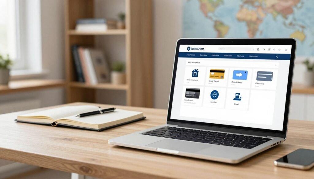 JustMarkets withdrawal methods