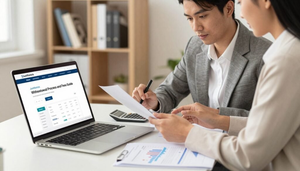 justmarkets withdrawal process and fees guide